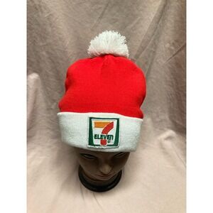 NEW With Tag 7-eleven Christmas Beanie (Pom Pom Ball) 2023